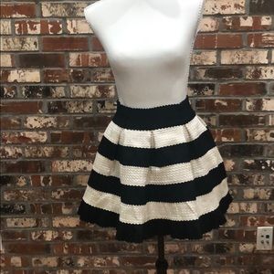 Black and white skirt